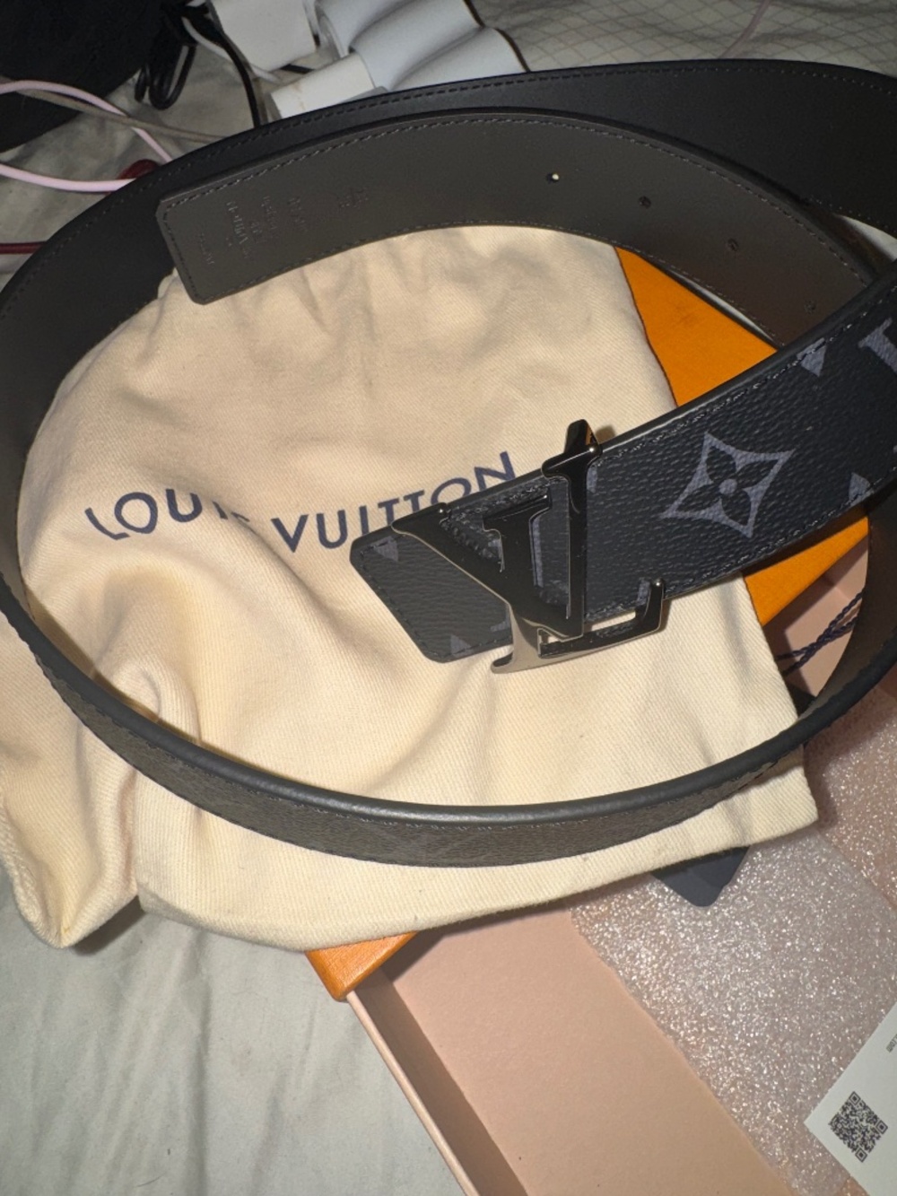 Authentic Louis Vuitton reversible belt
